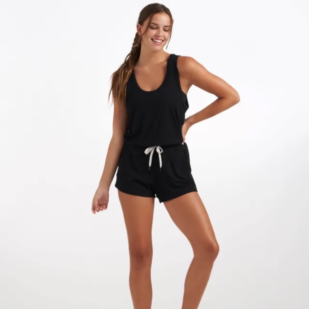 Vuori Black Clementine Romper - Picture 7 of 8